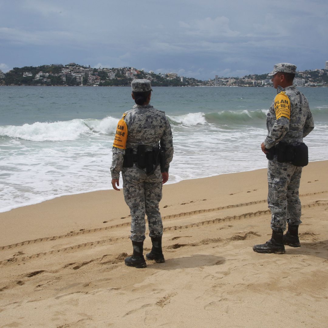 Miembros de la Guardia Nacional en Acapulco