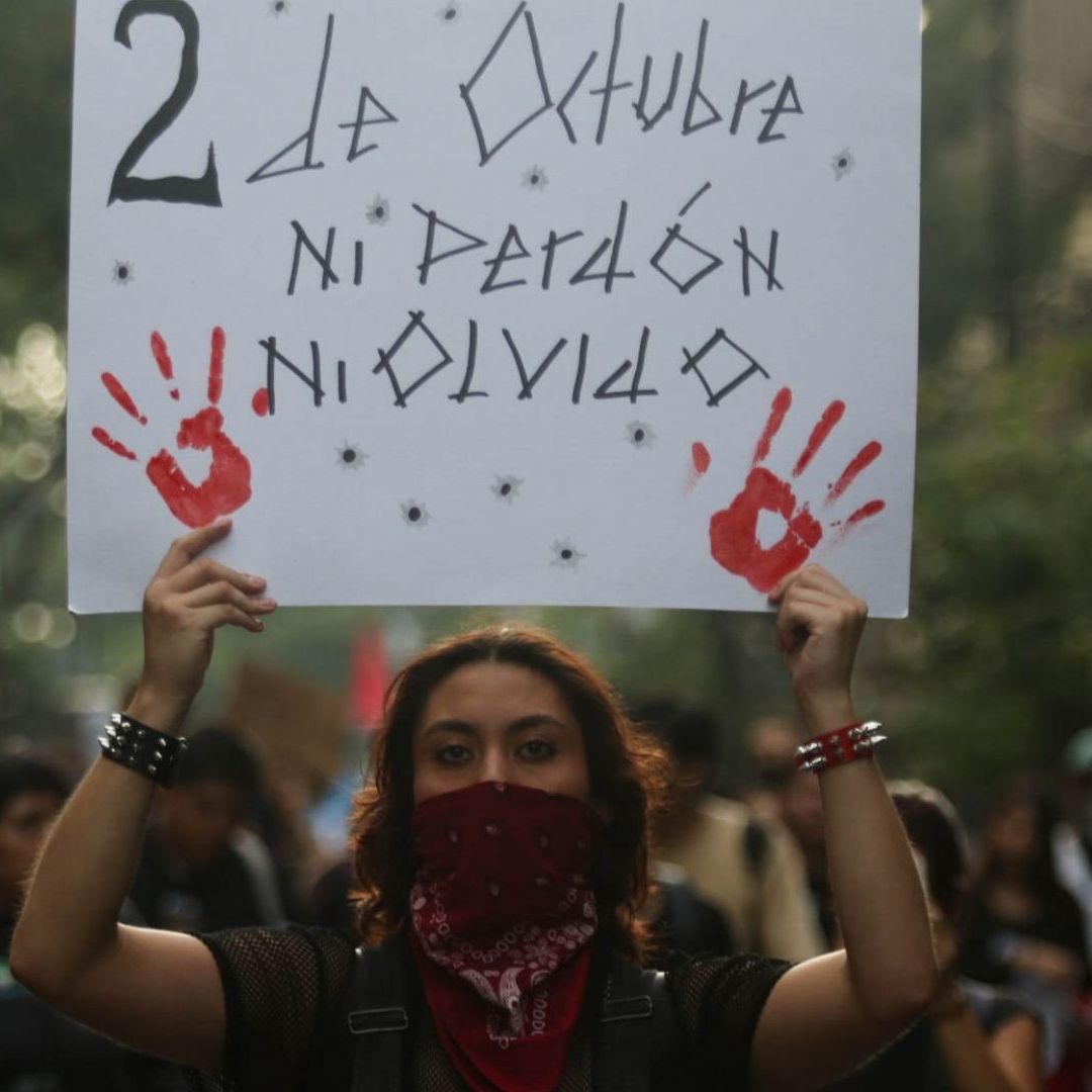 Marcha por el 2 de octubre en la CDMX