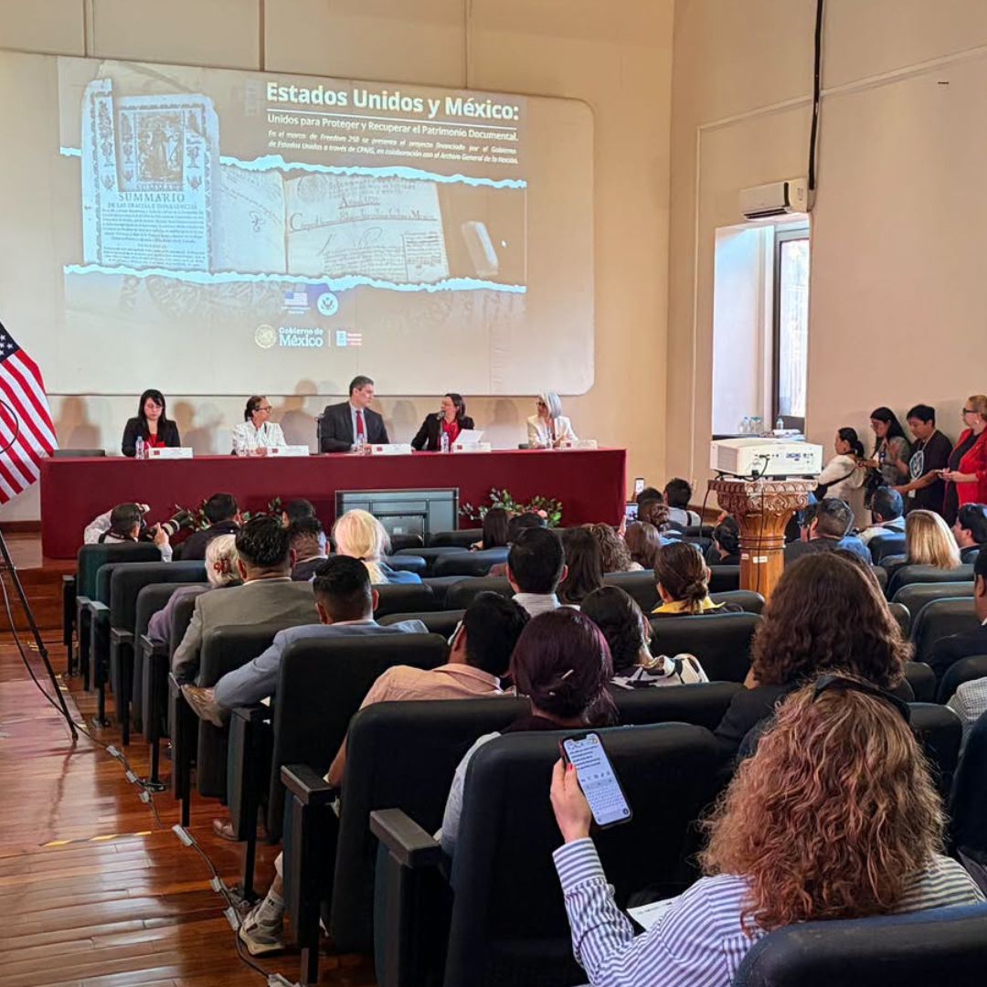 Presentación de la plataforma de búsqueda de documentos históricos robados