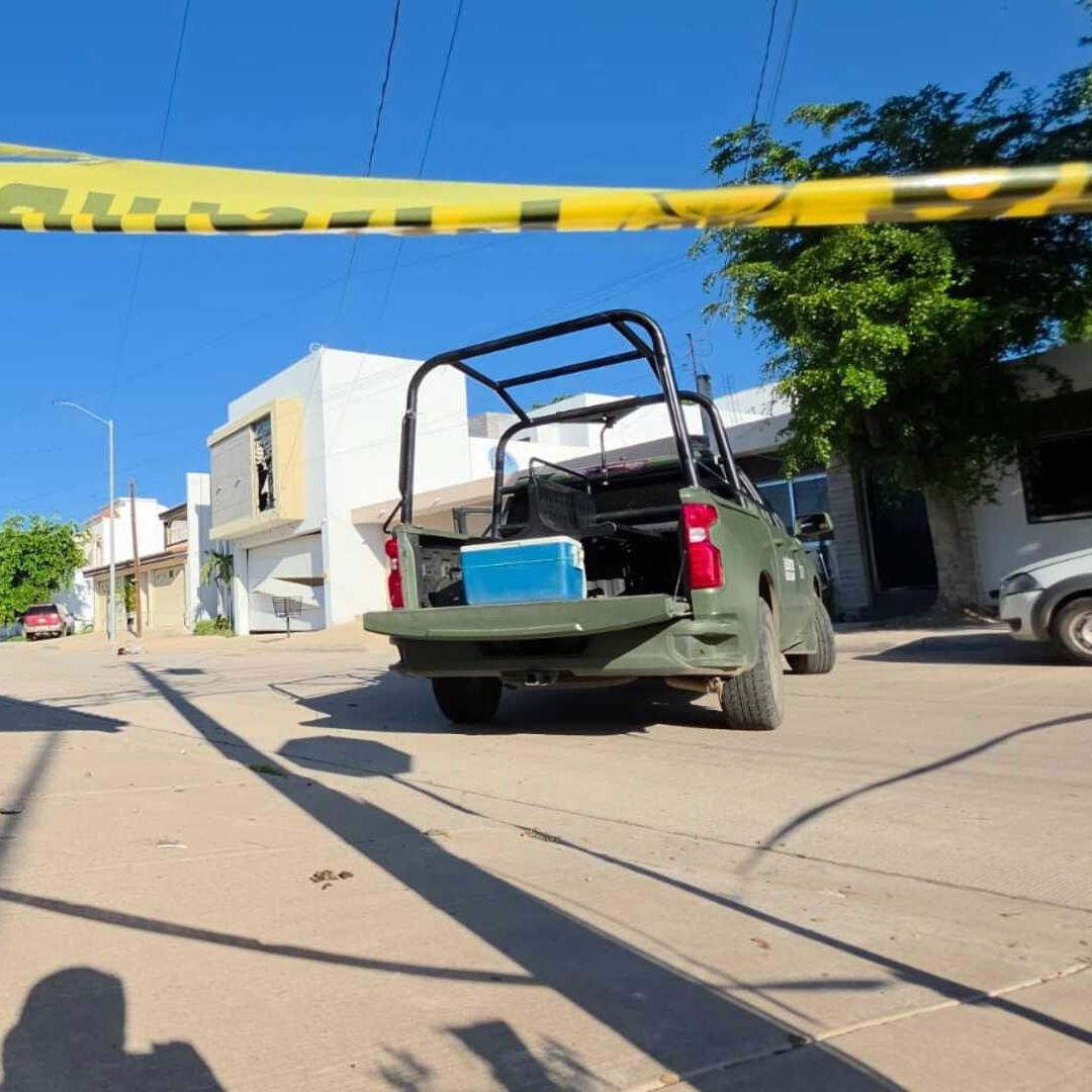 La zona fue resguardada por elementos de la Guardia Nacional.
