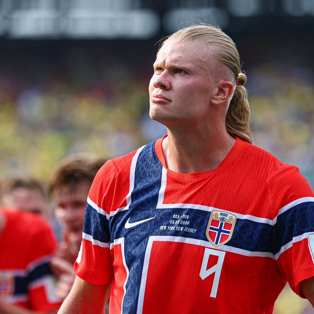 Erling Haaland, jugador de la Selección de Noruega