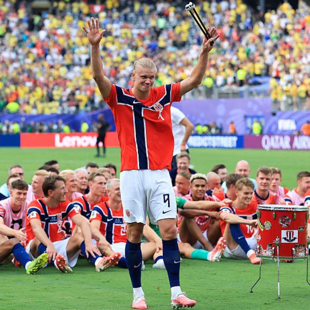 Erling Haaland, jugador de Noruega