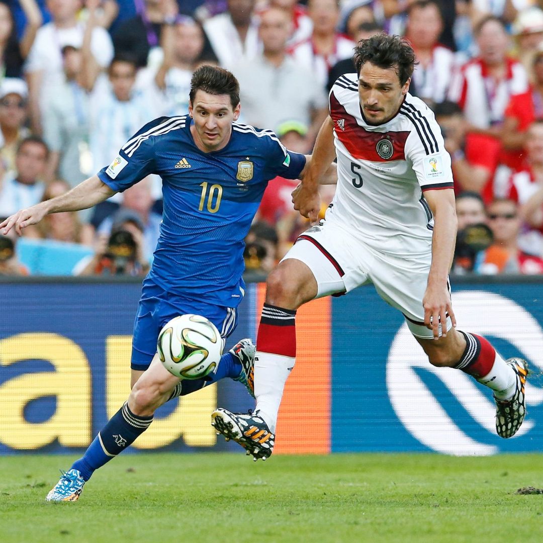 En Brasil 2014, Lionel Messi jugó su primera final con Argentina, que perdió ante Alemania