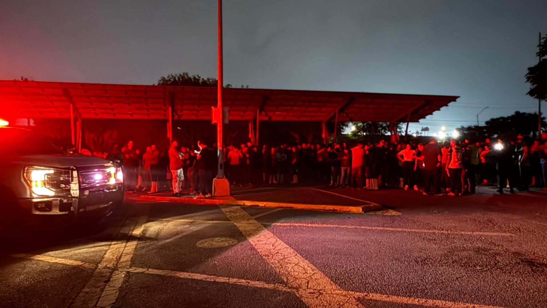 Trabajadores evacuados