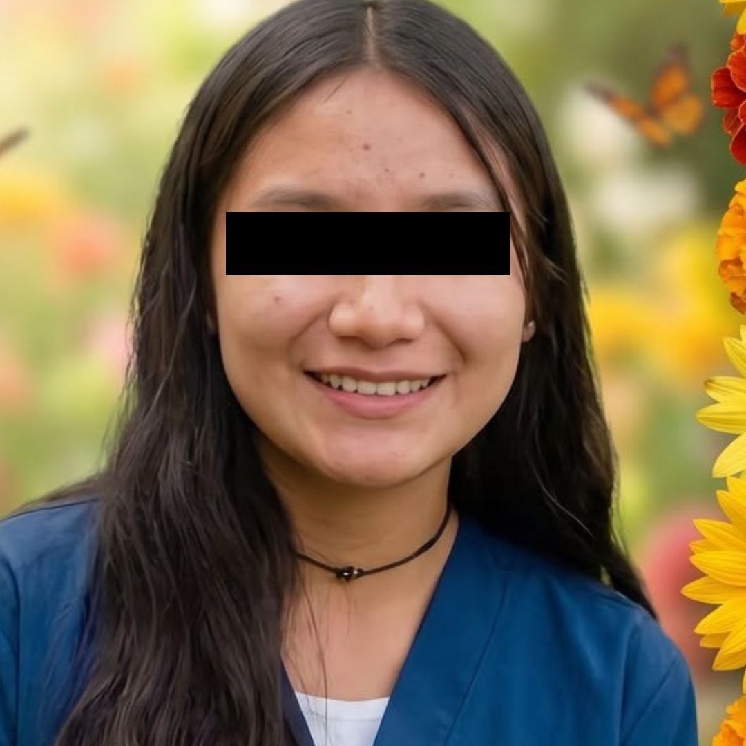 Evelyn estudiante de la Universidad Autónoma de Tlaxcala.
