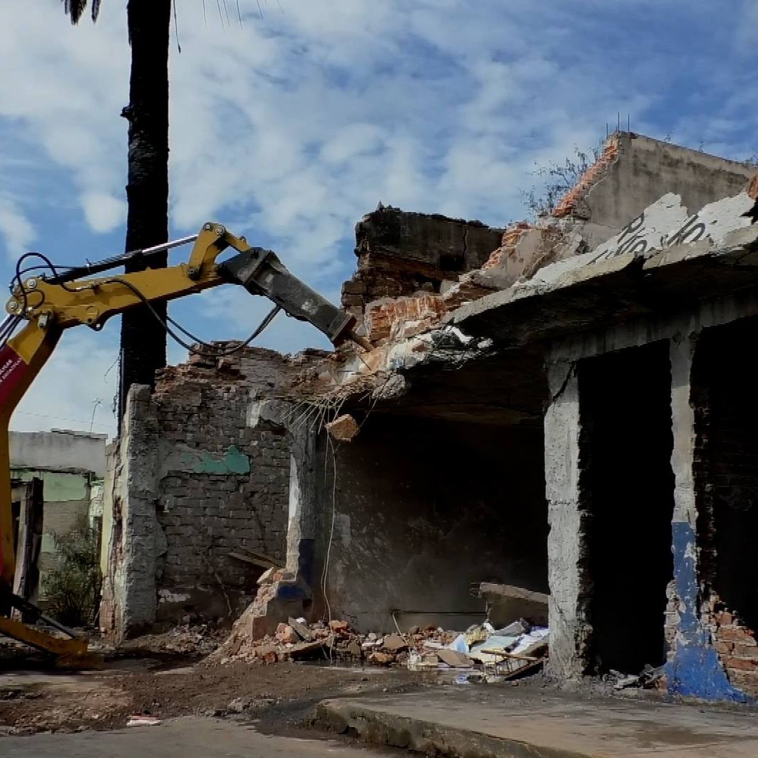 Finca destruida