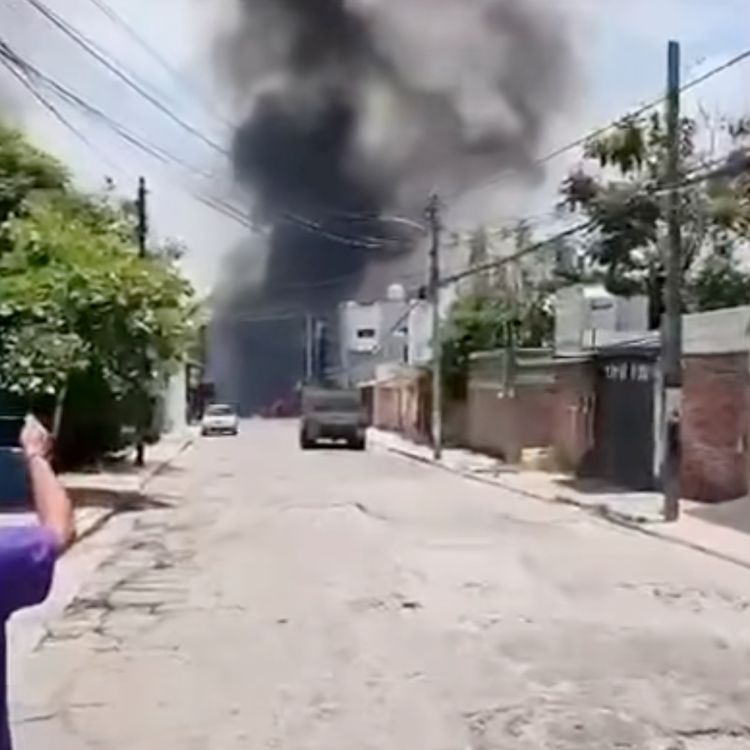 Imagen de un video de la explosión en la colonia Las Granjas, en Cuernavaca, Morelos, el 6 de agosto 2026.