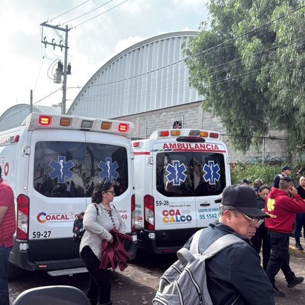 Movilización por incendio en gasera de Coacalco