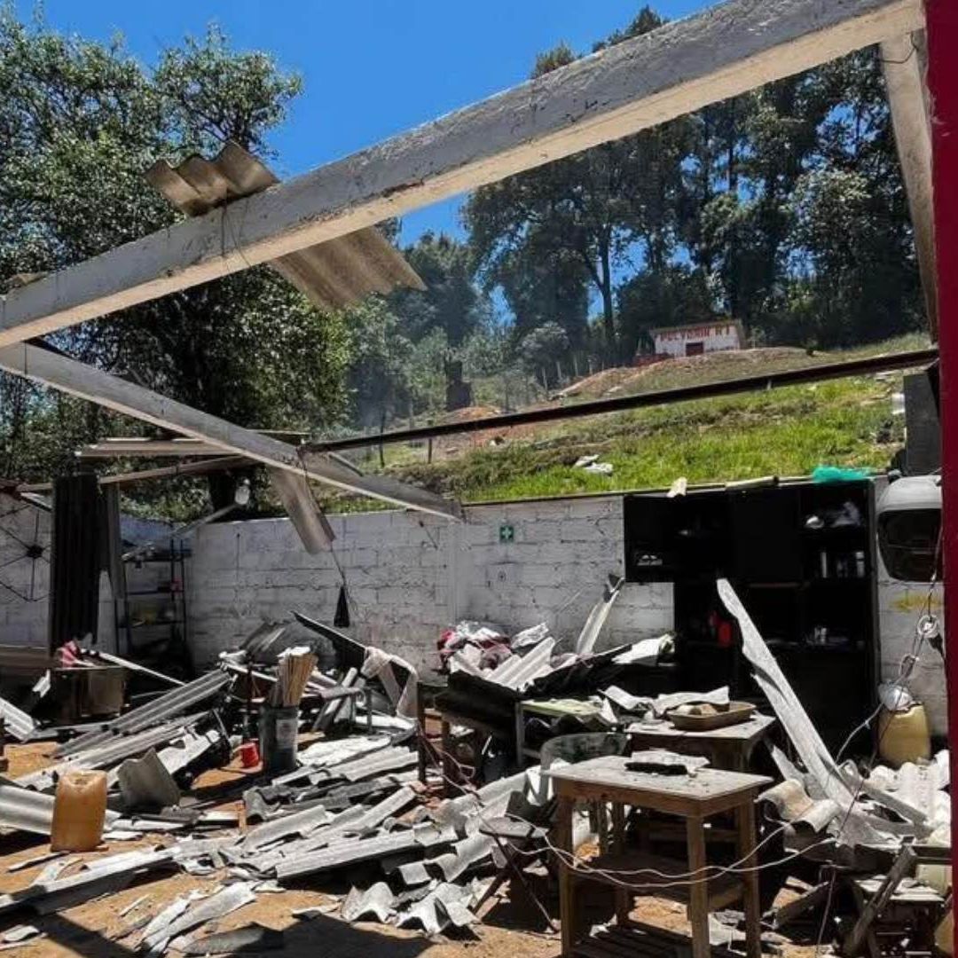 Explosión Polvorín Bodega Junta Auxiliar Jicolapa Zacatlán Sierra Norte Puebla