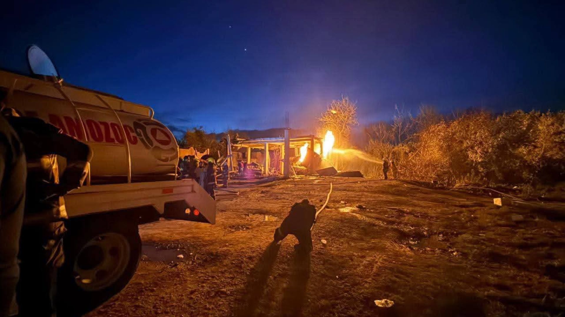 Mitigación de riesgos tras explosión de Tepeaca.