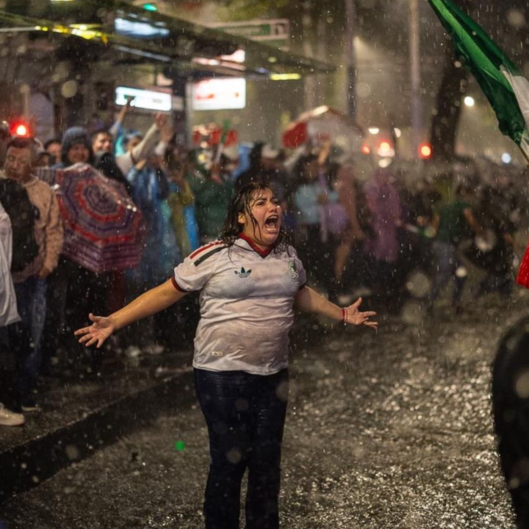 Festejos por triunfo del Tricolor