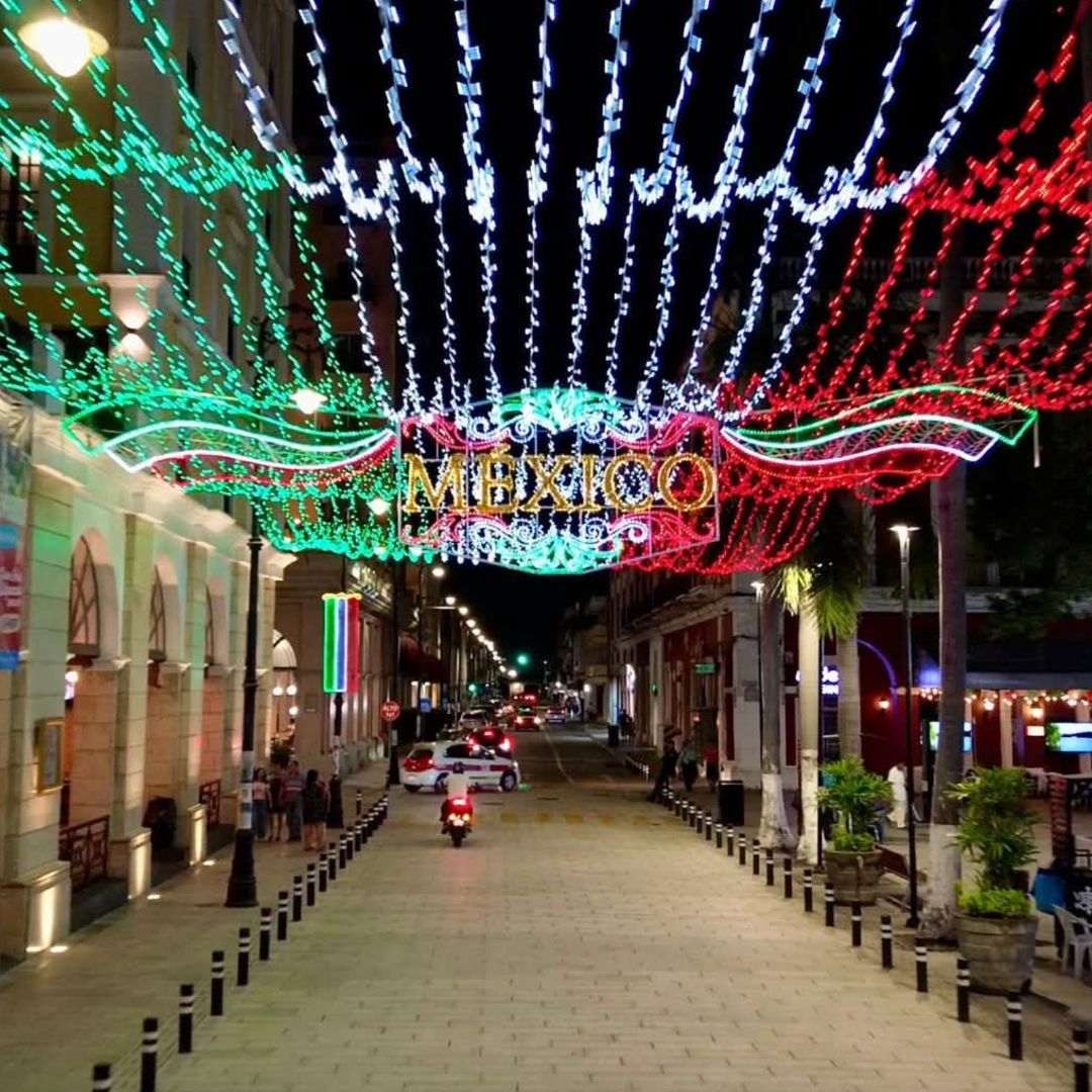 Ceremonia 15 de septiembre en Veracruz