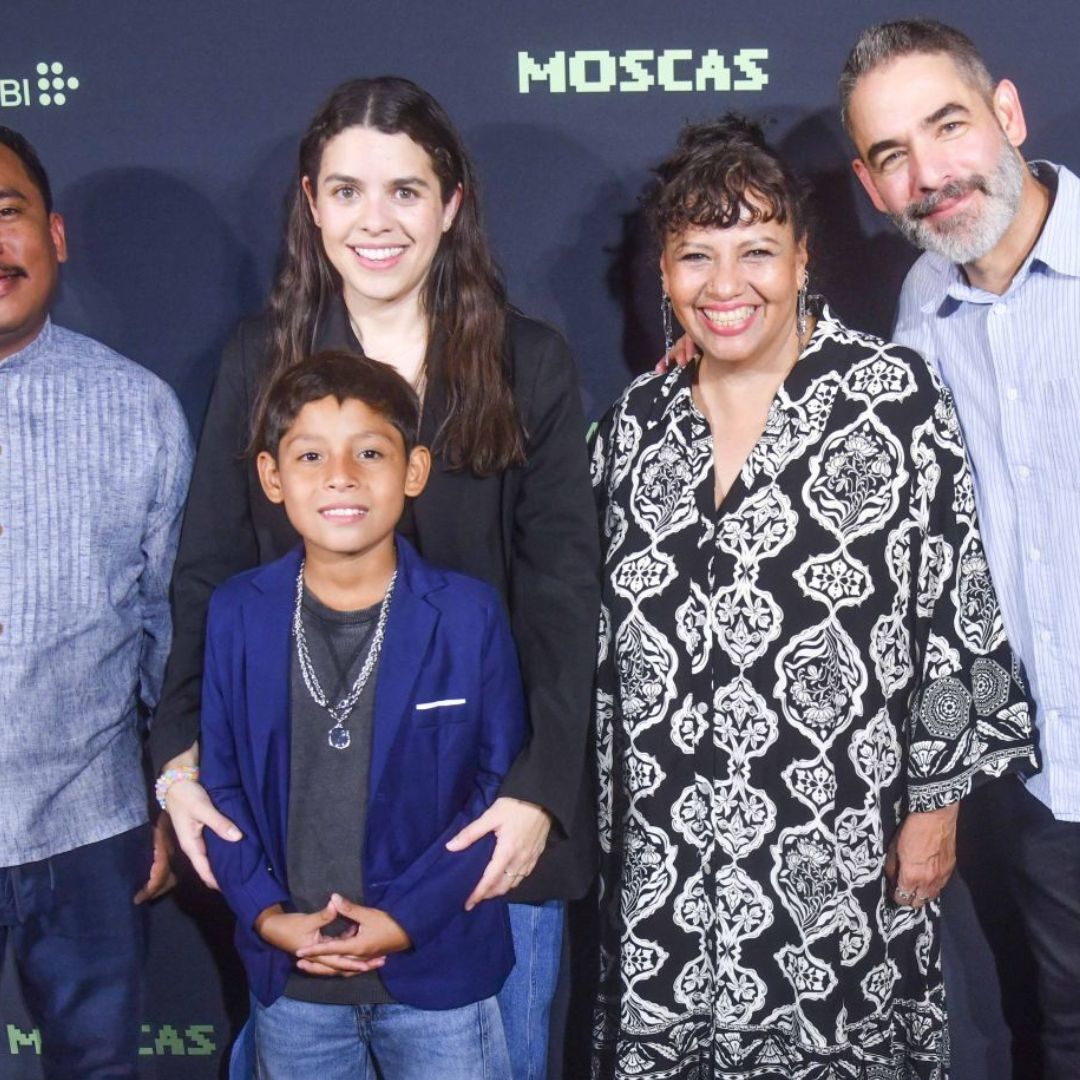 Integrantes de la producción y elenco de la película 'Moscas', de Fernando Eimbcke