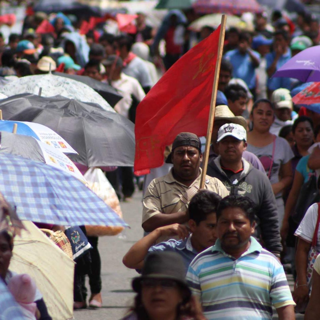 Marcha del Frente Popular Revolucionario en agosto 2023. Foto: Cuartoscuro