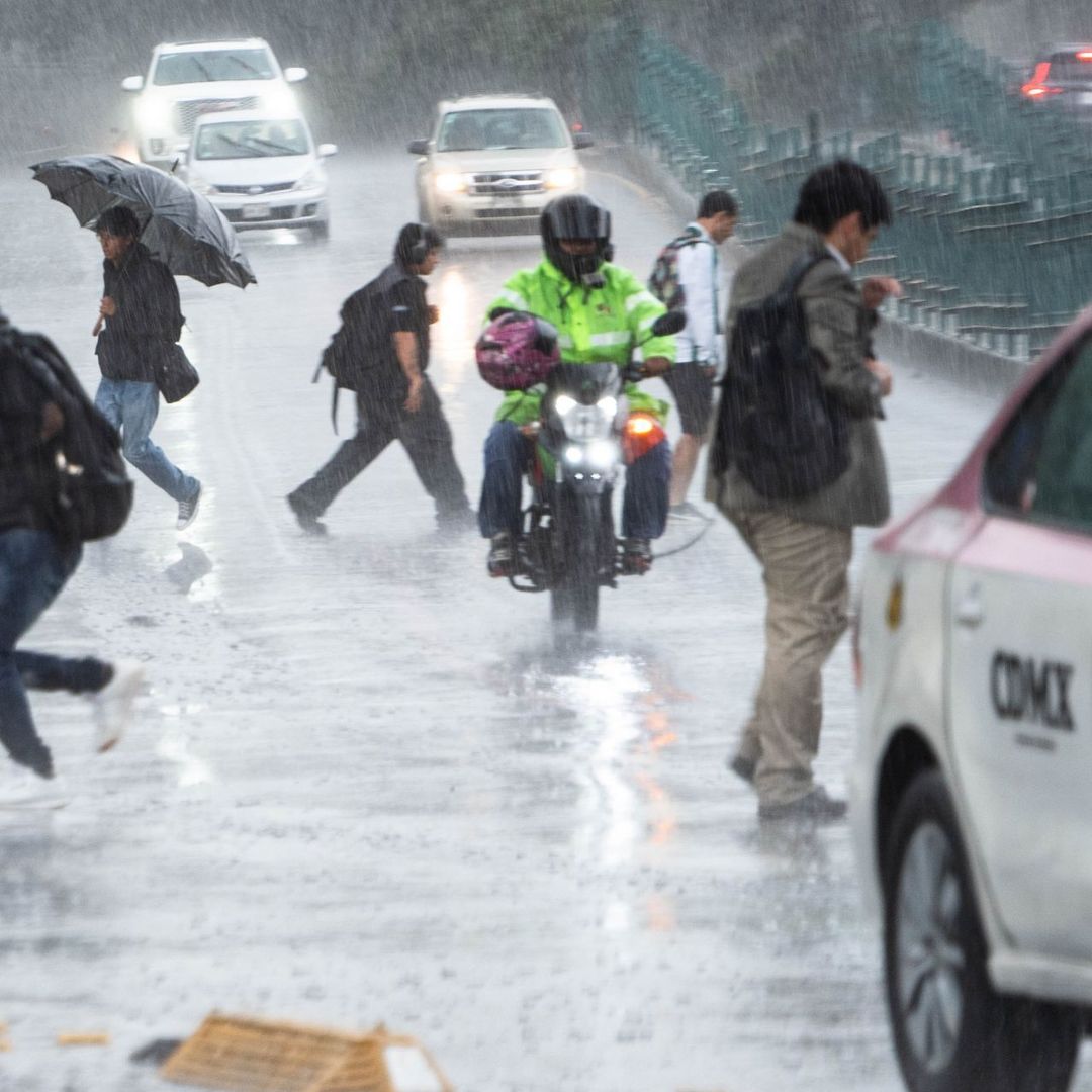 Fuertes lluvias en CDMX