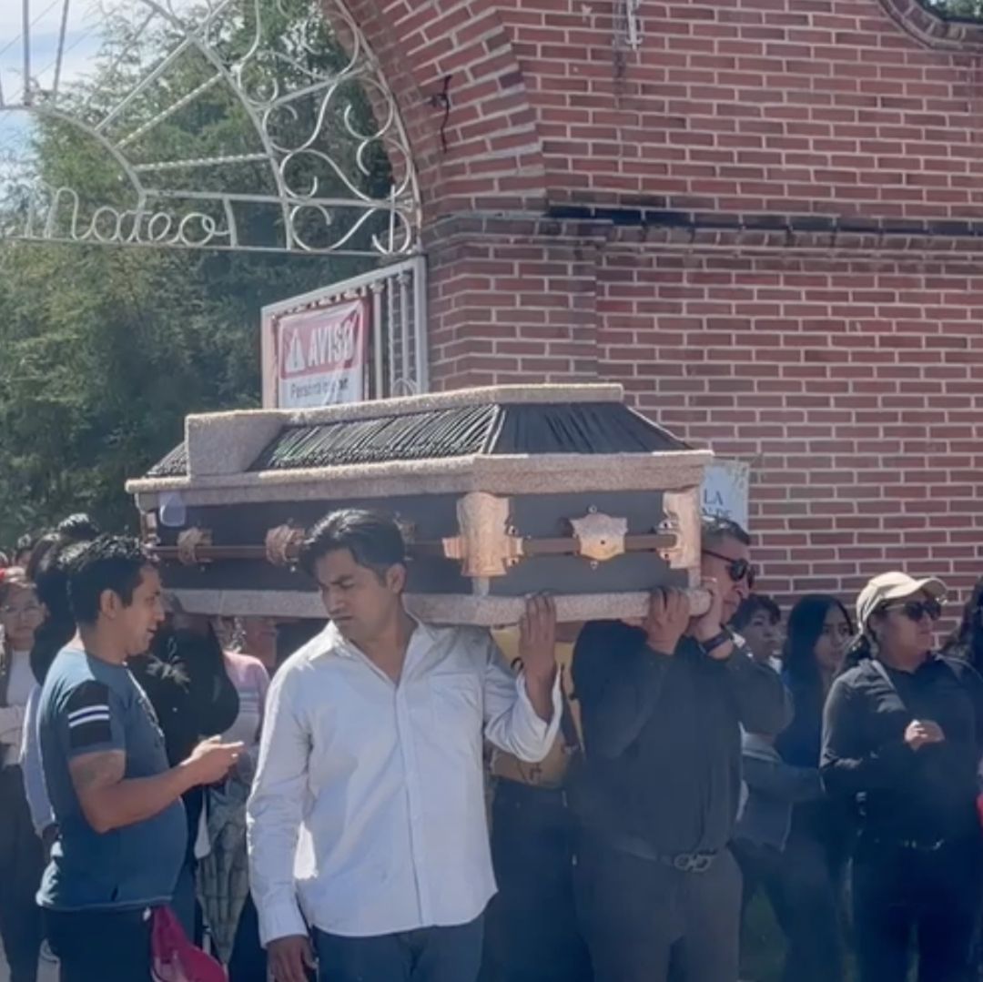 Último adiós a Dominga, quien murió tras un asalto en Puebla.