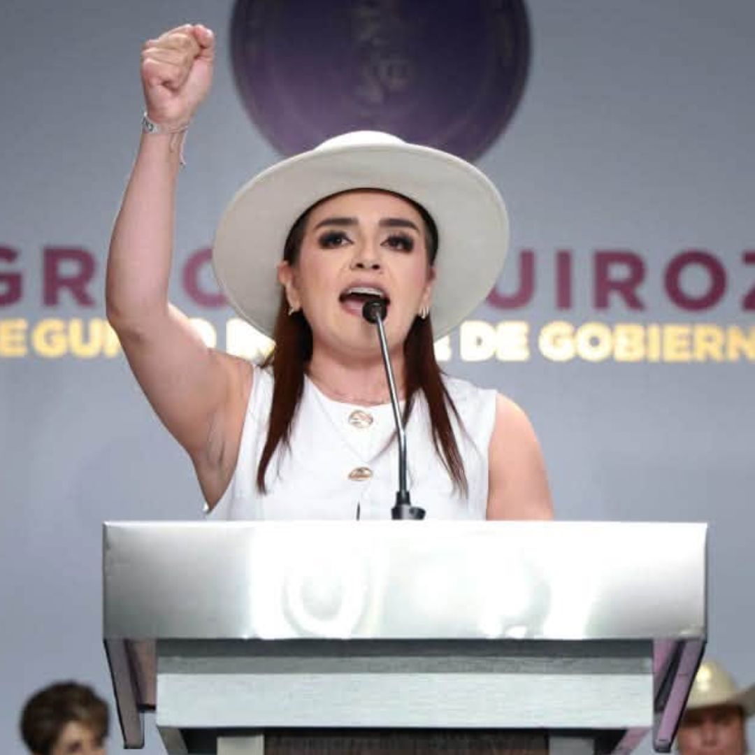 Grecia Quiroz y Omar García Harfuch se reunieron en la Ciudad de México