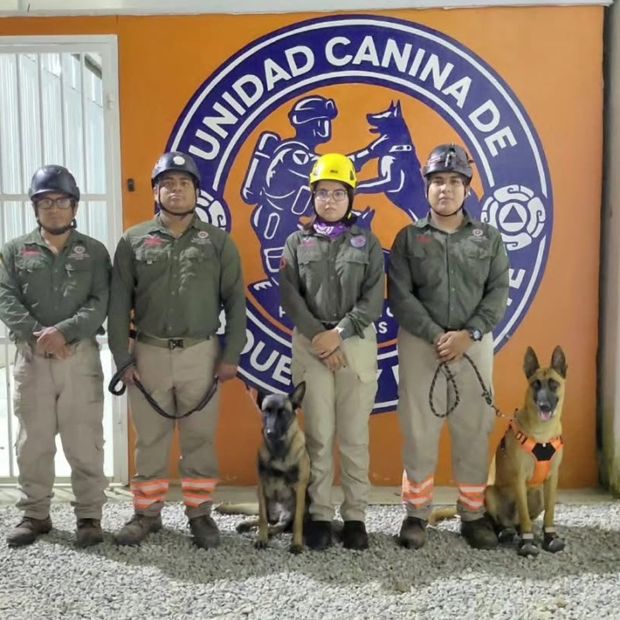 Unidad Canina de Búsqueda y Rescate de Protección Civil Chiapas