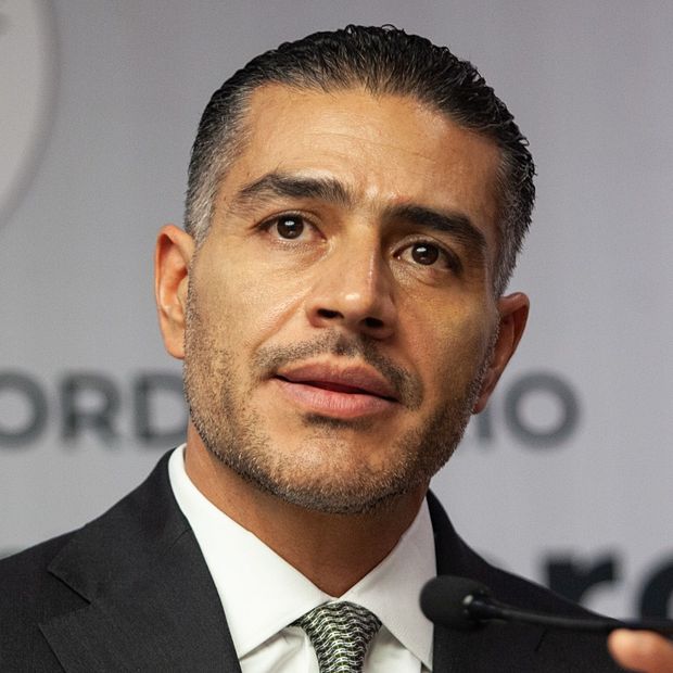 Omar García Harfuch en conferencia de prensa en la Cámara de Senadores, el 13 de octubre 2026. Foto: Cuartoscuro
