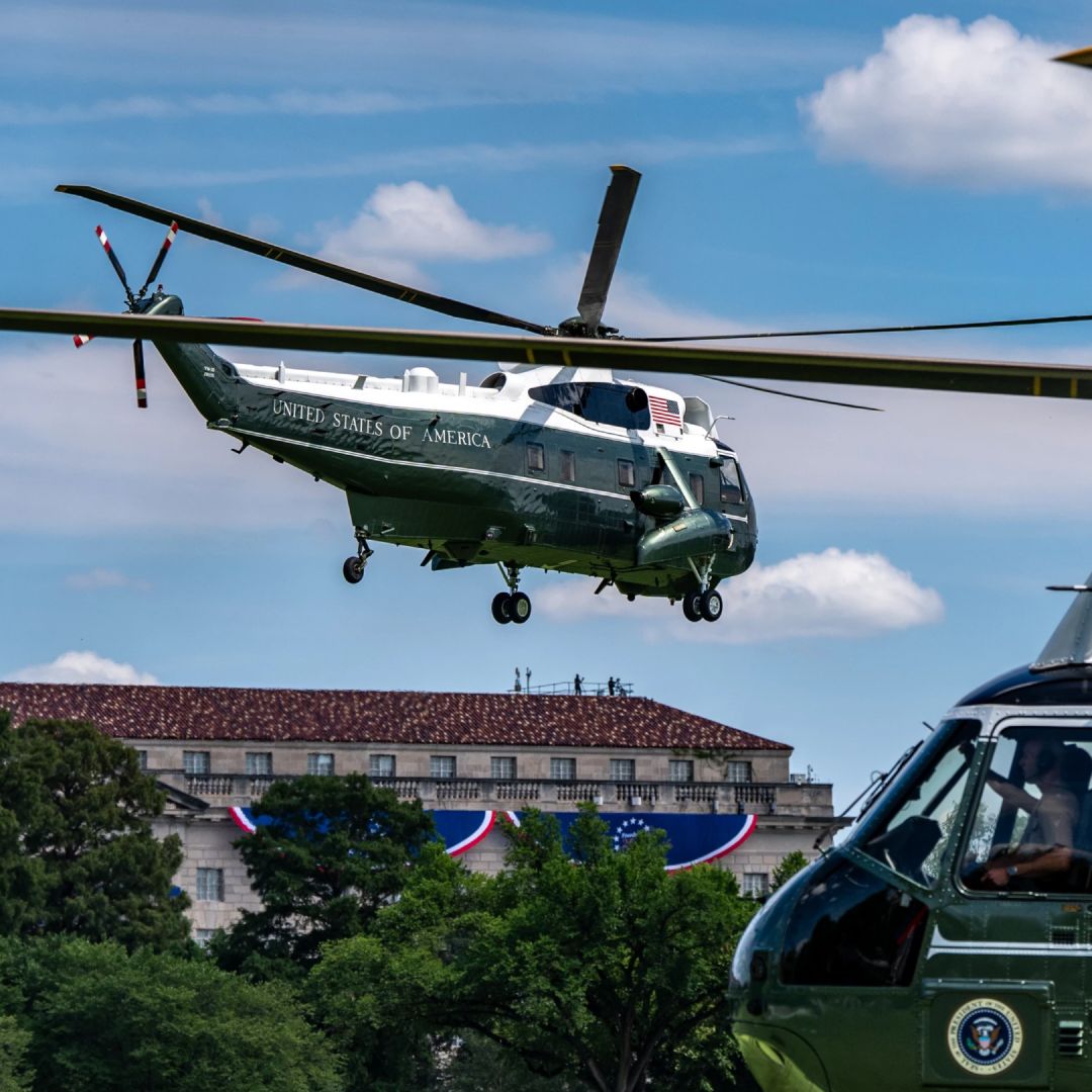 Helicóptero de Trump Tuvo un Acercamiento en Vuelo con Avión Comercial en Washington
