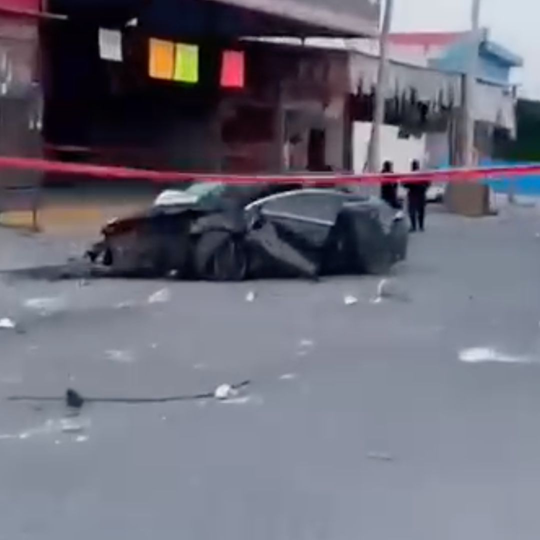 El coche en el que escapaban recibió múltiples impactos de bala.