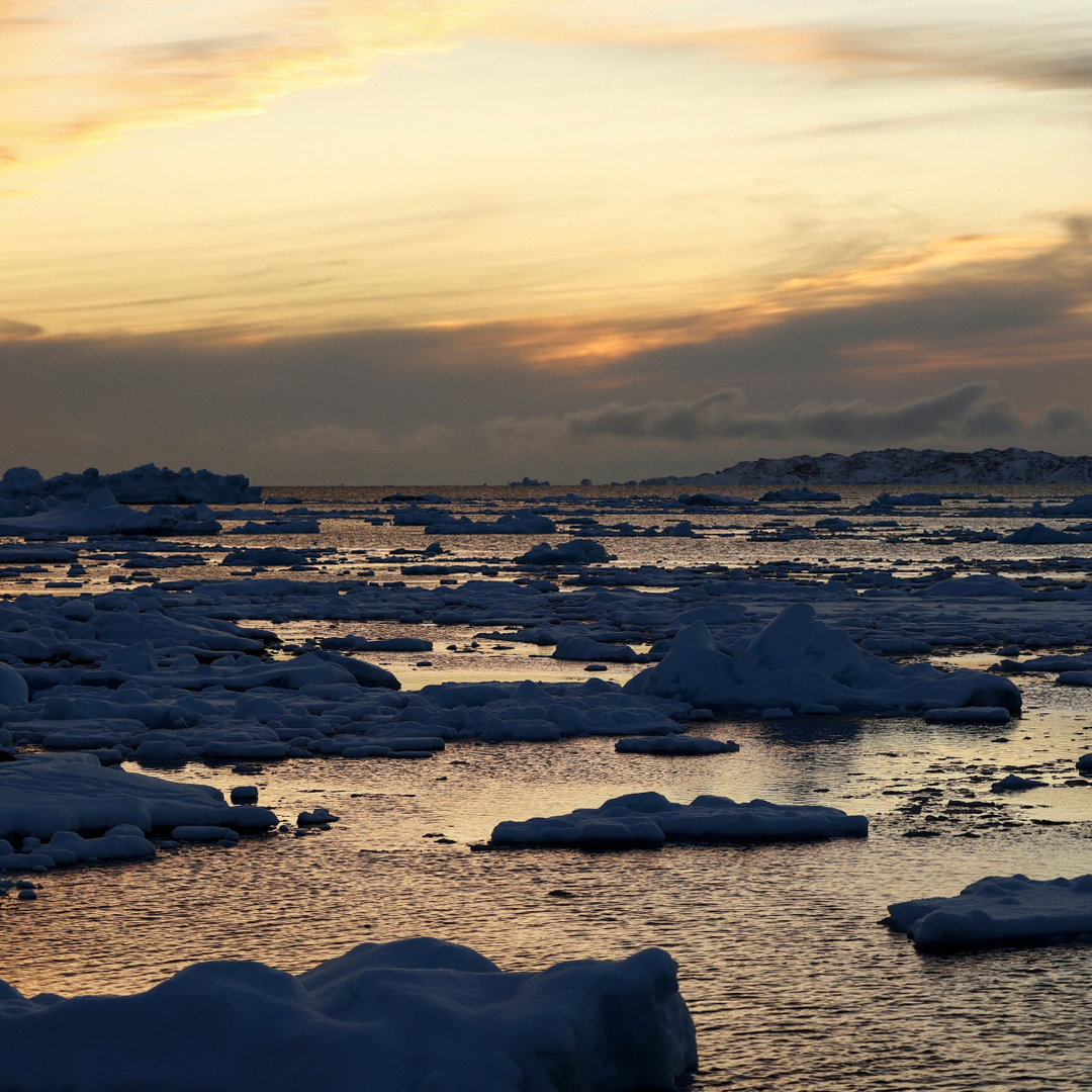 Capa de hielo en Groenlandia