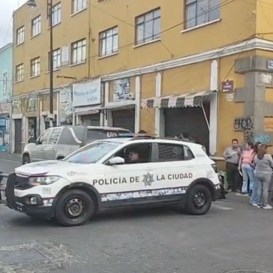 Muerto Hombre Tercera Edad Infarto Calle 14 Poniente 7 Sur Centro Histórico Puebla