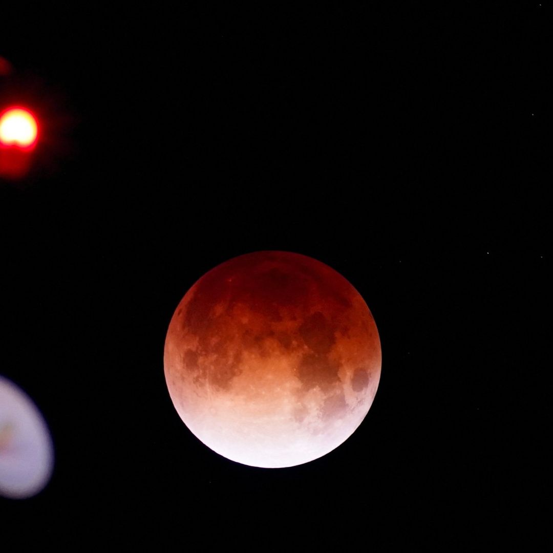 Eclipse lunar en Mexicali