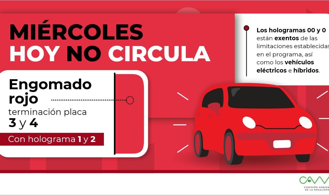 Así Opera el Hoy No Circula Miércoles en 2026