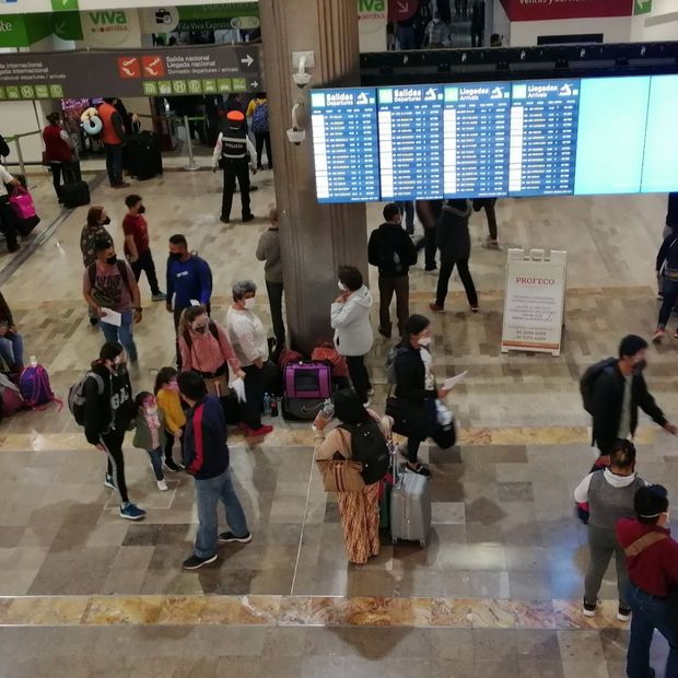 Autoridades cancelan operaciones aeroportuarias por impacto de Simon