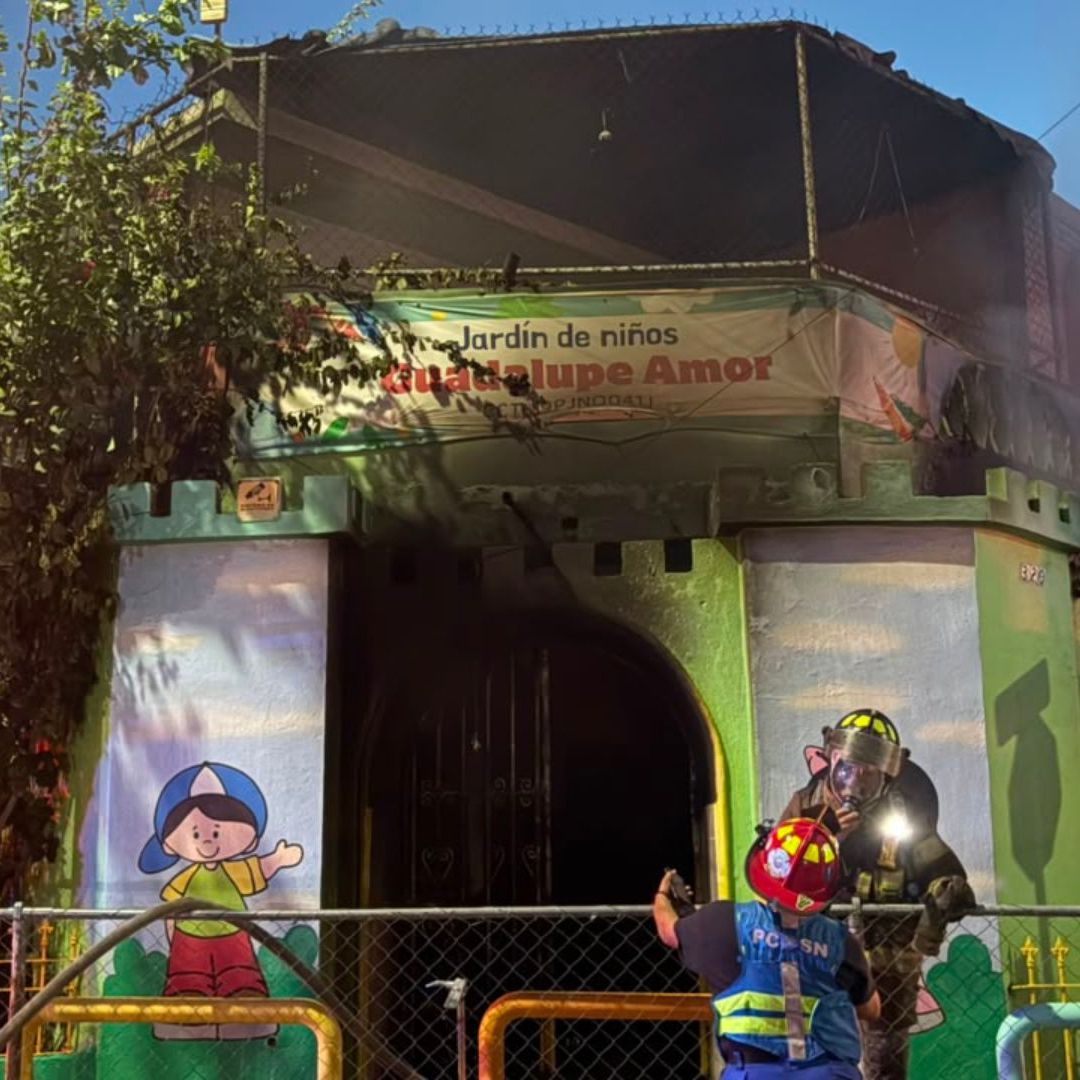 Incendio en Jardín de Niños