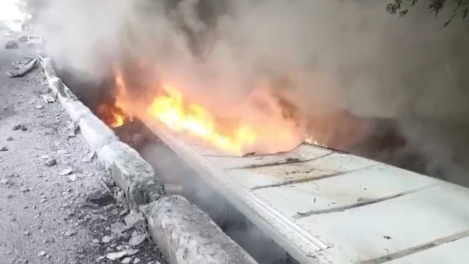 Incendio de Trailer