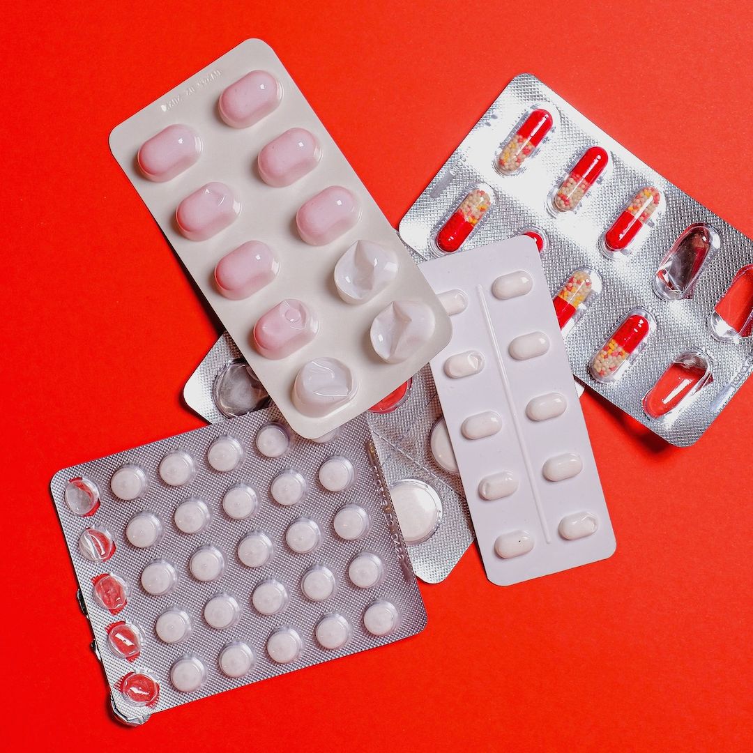 Blísteres con medicamentos