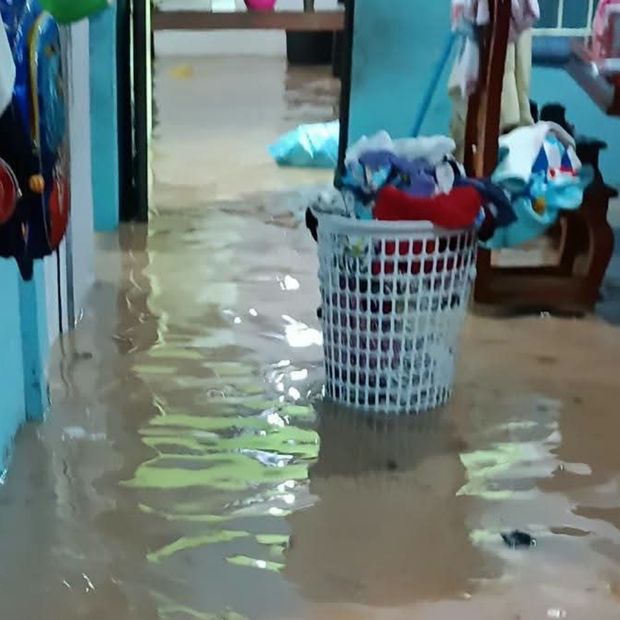Se reportan afectaciones en Nanchital por las lluvias.