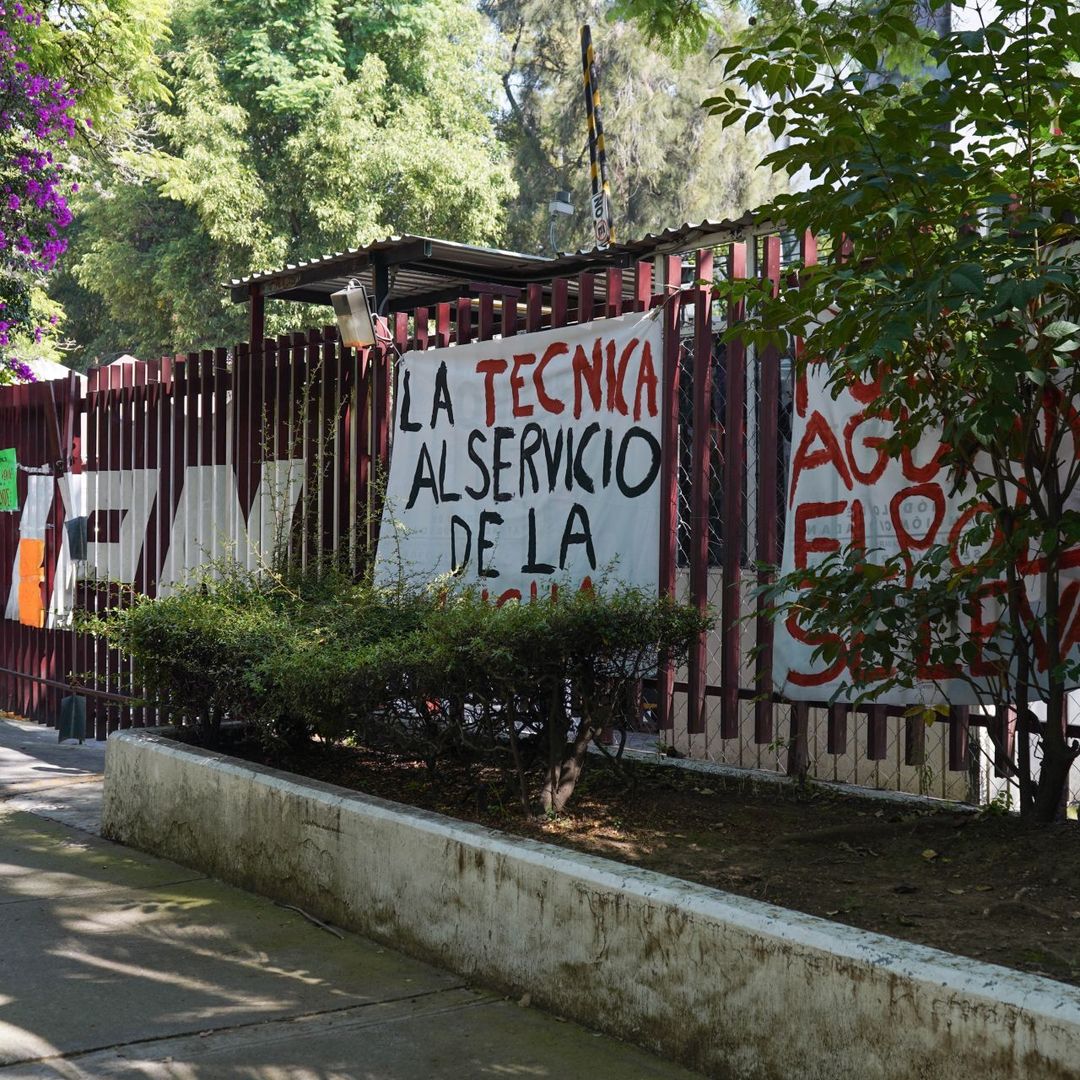 Protestas en instalaciones de Canal Once del IPN