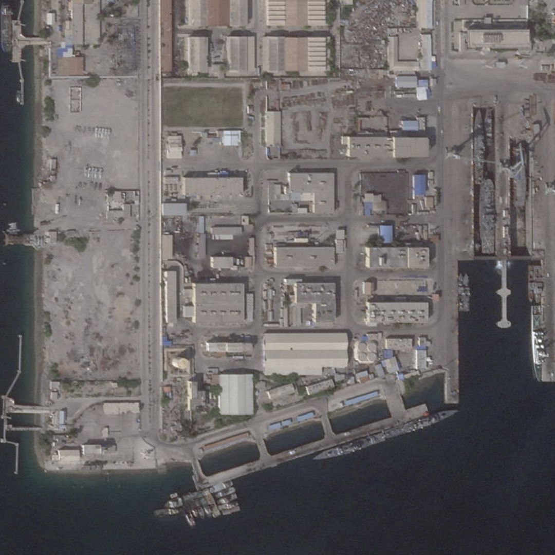 Puerto de Bandar Abbas, provincia de Hormozgán, Irán, el 26 de febrero de 2026.