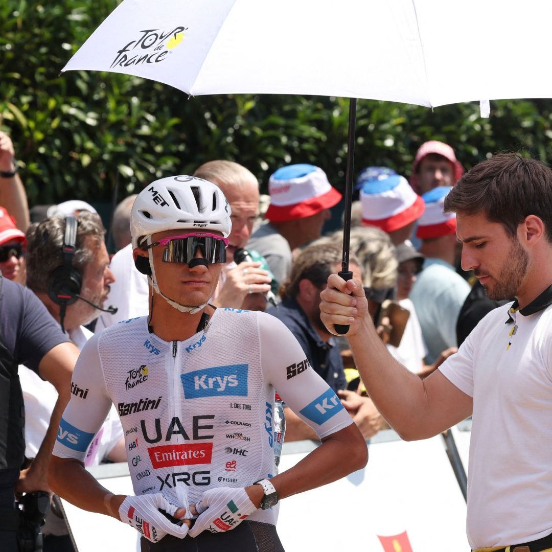 El ciclista mexicano Isaac del Toro en la Etapa 19 del Tour de Francia