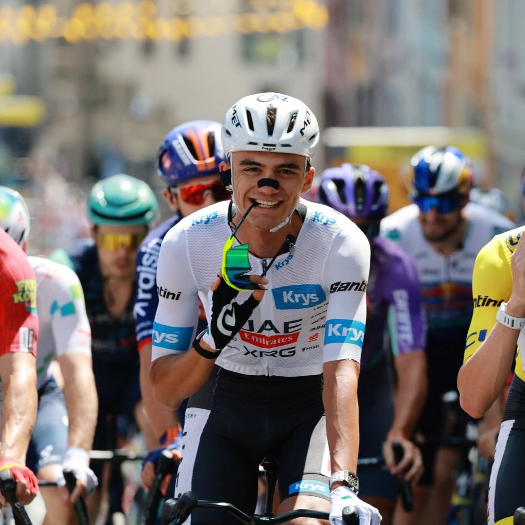 El ciclista mexicano Isaac del Toro