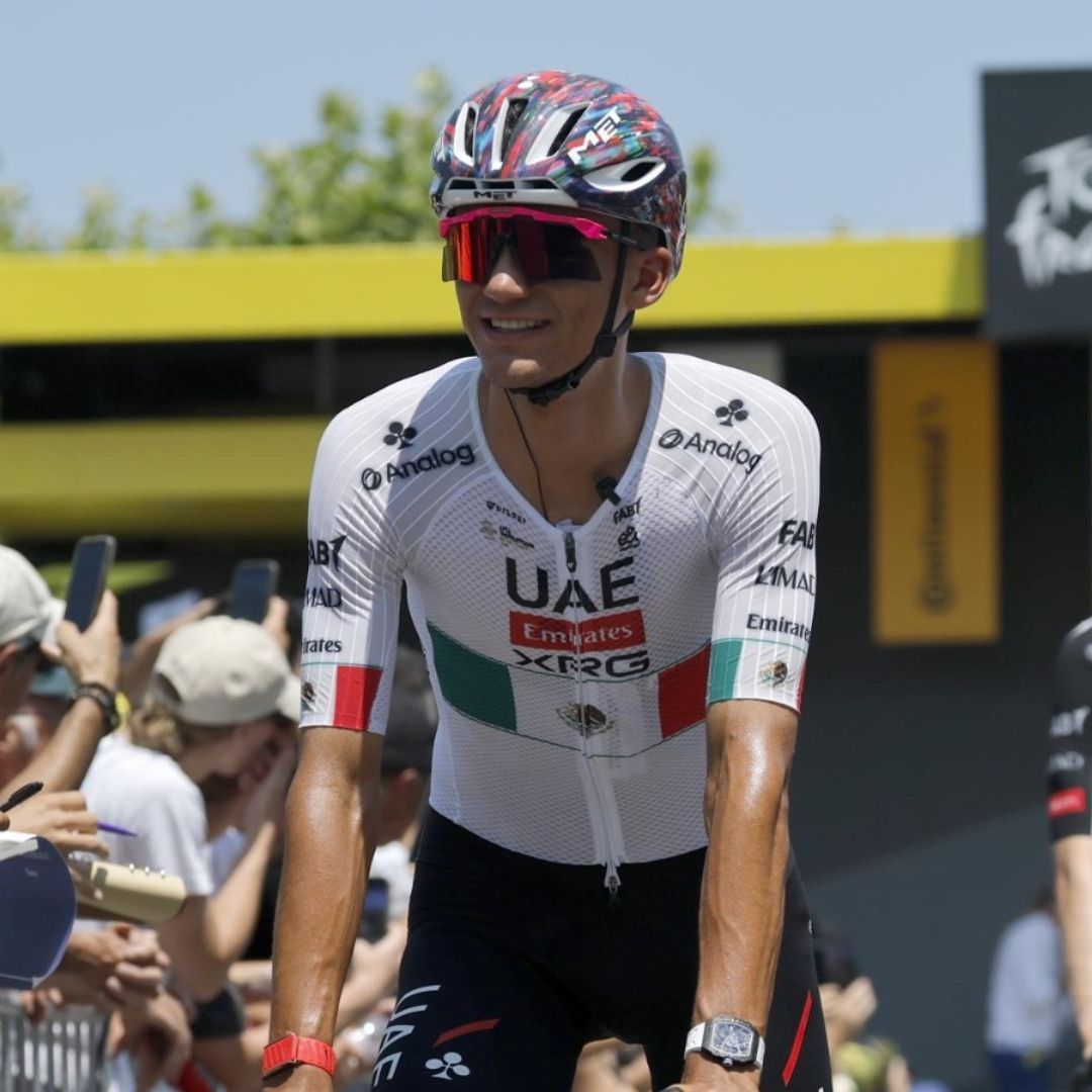 Isaac del Toro durante la Etapa 5 del Tour de Francia