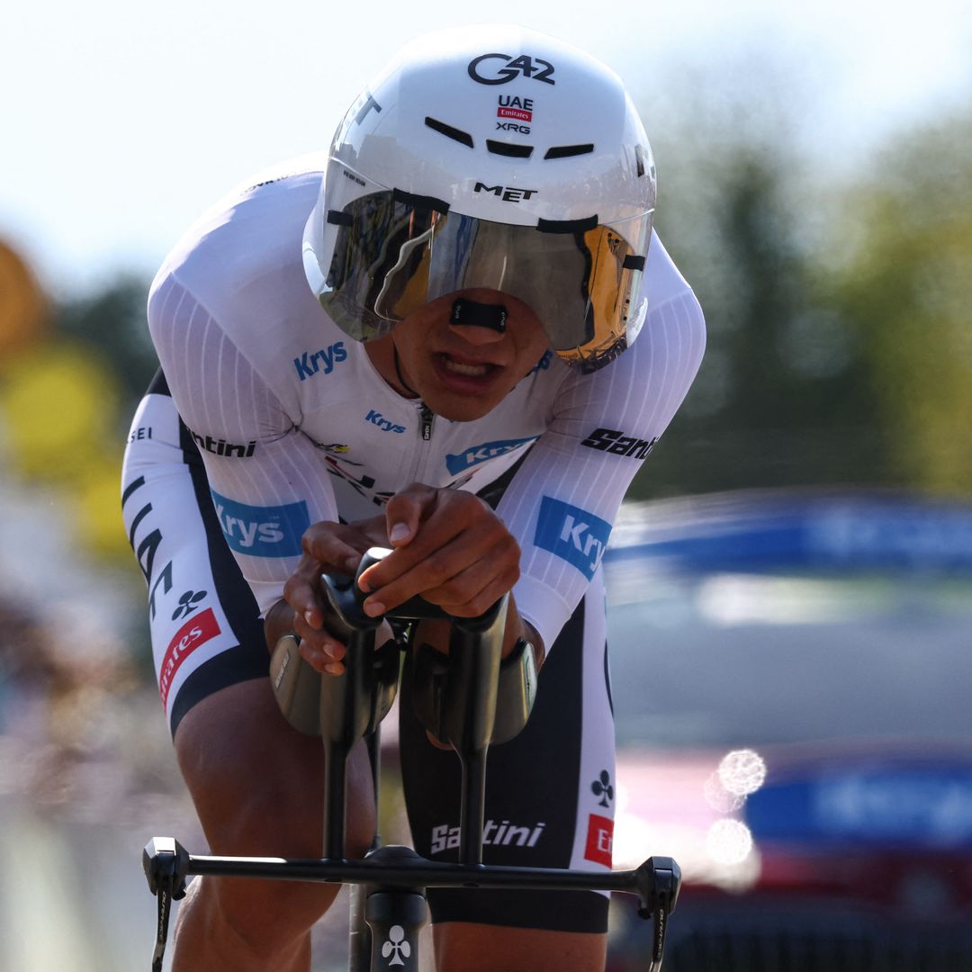 Isaac del Toro en la etapa 16 del Tour de Francia 2026