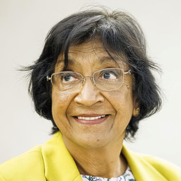 Navanethem "Navi" Pillay, ganadora del Premio Nobel de la Paz 2026. Foto: EFE