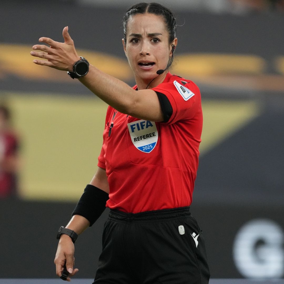 Katia Iztel García recibió un balonazo en el rostro, que muchos aseguran que fue premeditado.