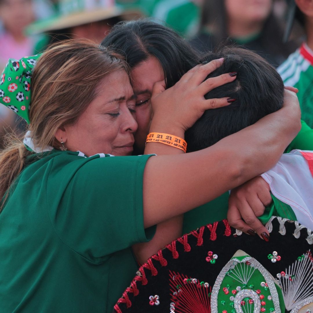 Aficionados lloran por la derrota de México en el Mundial 2026