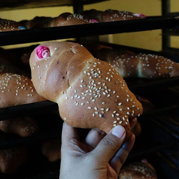Las regañadas, pan de muerto de Oaxaca.