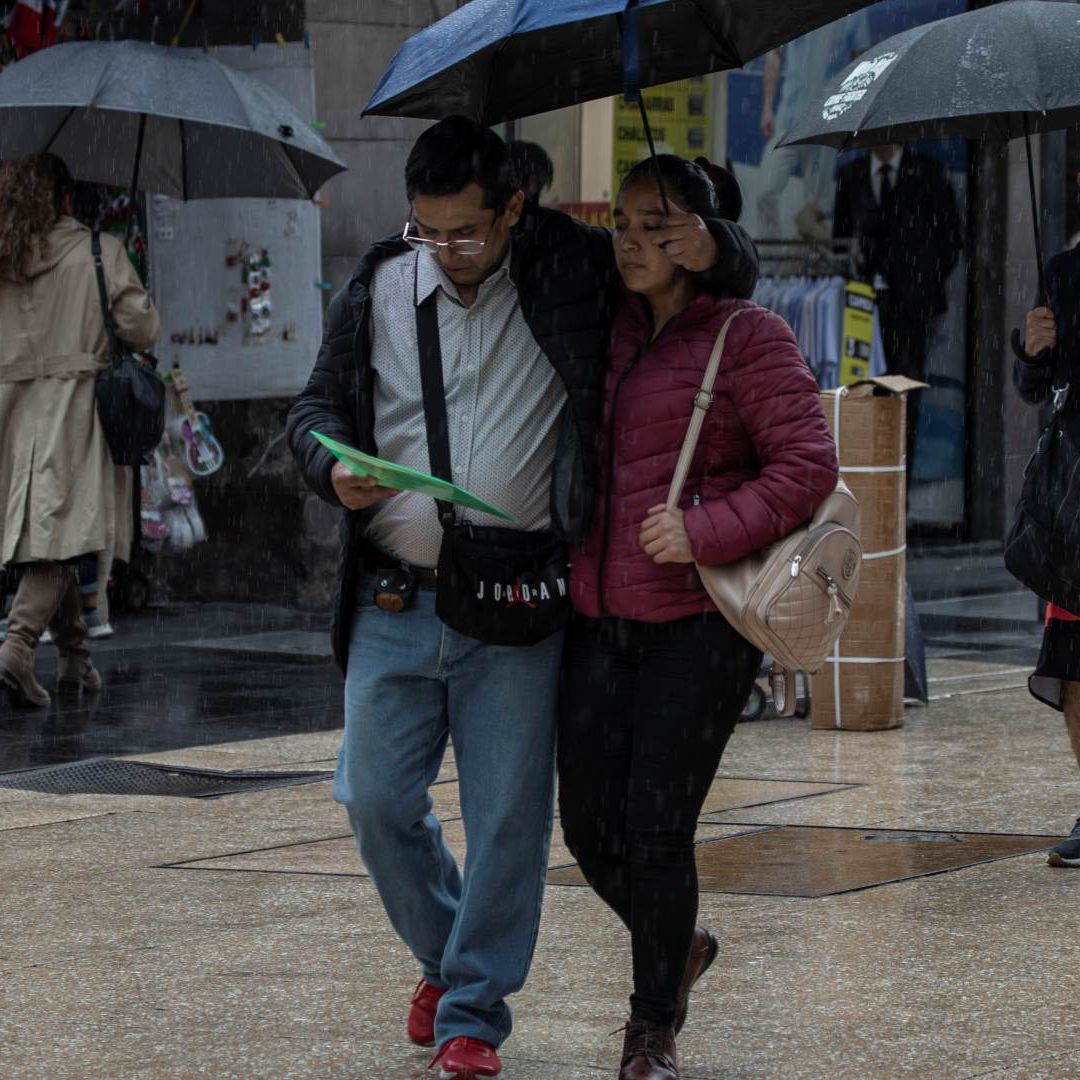 Lluvias en la Ciudad de México. Foto: N+