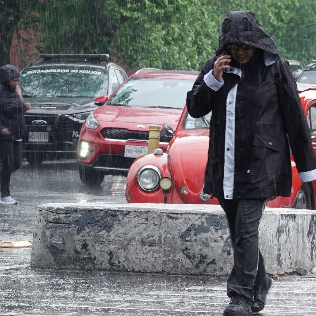 Lluvias en la Ciudad de México en abril 2026. Foto: Cuartoscuro | Archivo