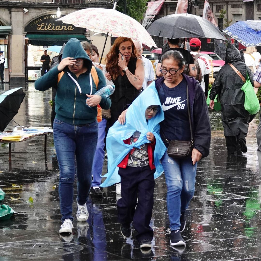 Lluvia en CDMX