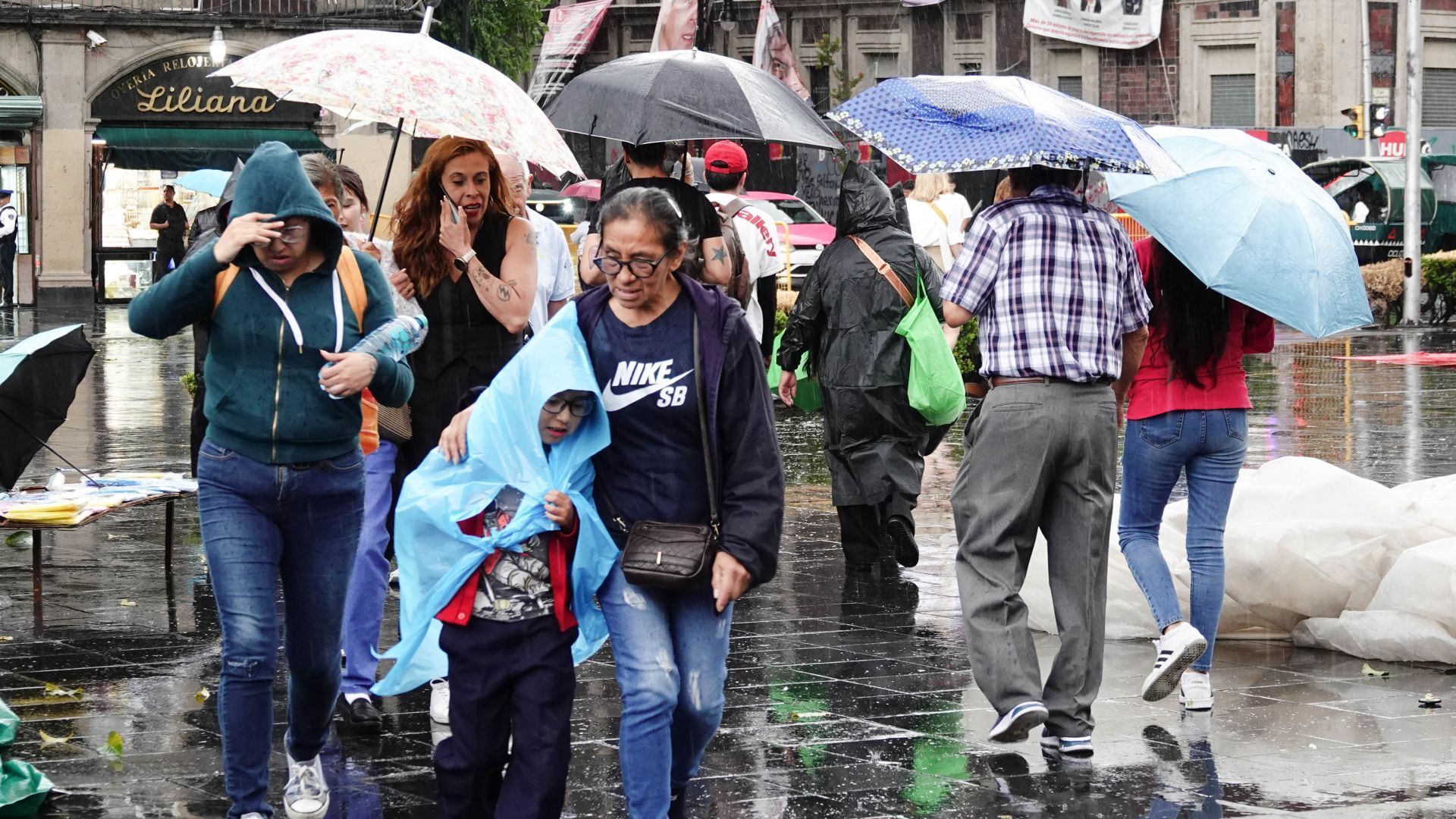 Lluvia en CDMX