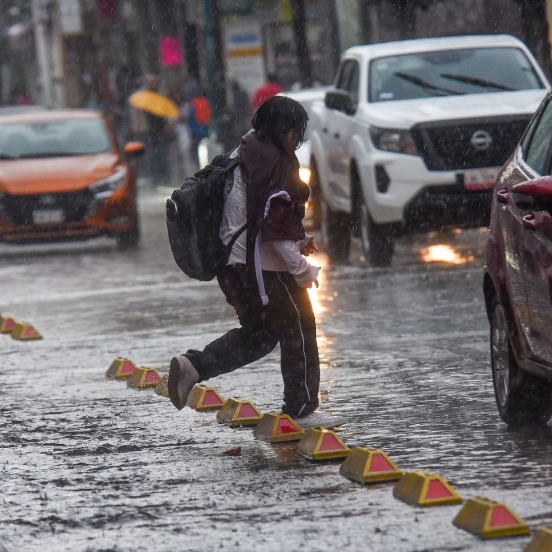 Lluvia fuerte en Toluca, Estado de México