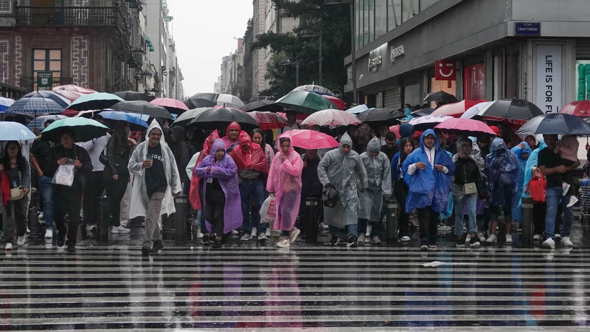 Lluvia en la CDMX